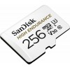 Sandisk High Endurance microSDXC 256GB U3 V30 UHS-I με αντάπτορα