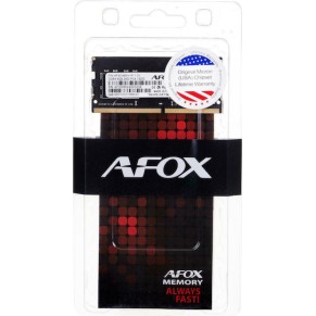 Afox DDR4 με Module 1x8GB και Ταχύτητα 2400 για Laptop
