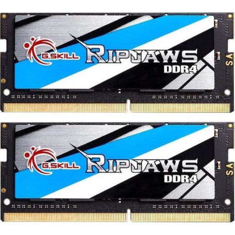 G.Skill Ripjaws DDR4 32GB RAM με 2x16GB Modules και Ταχύτητα 2666 για Laptop