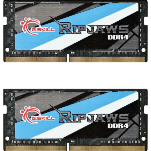 G.Skill Ripjaws DDR4 32GB RAM με 2x16GB Modules και Ταχύτητα 2666 για Laptop