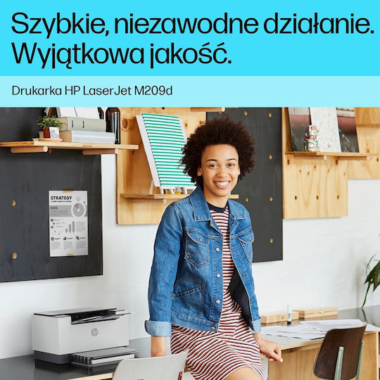 HP LaserJet M209d Ασπρόμαυρος Εκτυπωτής 8J9L0F