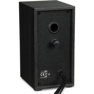 iBox IGLSP1 Ηχεία Υπολογιστή 2.0 με Ισχύ 10W σε Καφέ Χρώμα