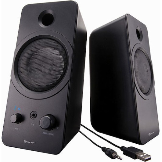 Tracer Mark Ηχεία Υπολογιστή 2.0 με Bluetooth και Ισχύ 12W σε Μαύρο Χρώμα