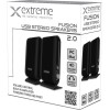 Extreme Networks Fusion ΧP 102 Ηχεία Υπολογιστή 2.0 με Ισχύ 4W σε Μαύρο Χρώμα