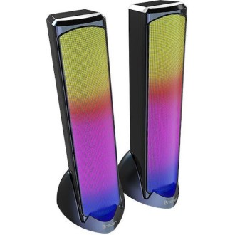 Tracer Sigma Ηχεία Υπολογιστή 2.0 με RGB Φωτισμό και Ισχύ 10W σε Μαύρο Χρώμα