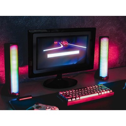 Tracer Sigma Ηχεία Υπολογιστή 2.0 με RGB Φωτισμό και Ισχύ 10W σε Μαύρο Χρώμα