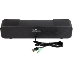 Blow MS-32 Ηχεία Υπολογιστή 2.0 με RGB Φωτισμό και Ισχύ 6W σε Μαύρο Χρώμα