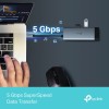 TP-LINK USB-C Docking Station με HDMI 4K PD Ethernet Γκρι (UH6120C)