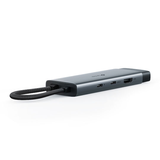 TP-LINK USB-C Docking Station με HDMI 4K PD Ethernet Γκρι (UH6120C)