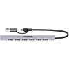Unitek Hub 7 Θυρών USB 2.0 με σύνδεση USB-A / USB-C Γκρι
