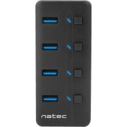 Natec Mantis Hub 4 Θυρών USB 3.0 με σύνδεση USB-A