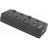 Natec Mantis Hub 4 Θυρών USB 3.0 με σύνδεση USB-A