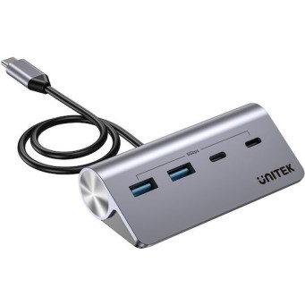Unitek Hub 4 Θυρών USB 3.2 με σύνδεση USB-A Γκρι