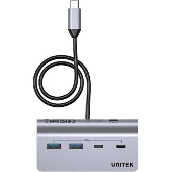 Unitek Hub 4 Θυρών USB 3.2 με σύνδεση USB-A Γκρι