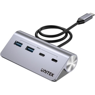Unitek Hub 4 Θυρών USB 3.2 με σύνδεση USB-A Γκρι
