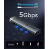 Vention USB-C Docking Station με HDMI 4K PD Γκρι (TGMHB)