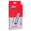 Unitek USB-C / USB-A Docking Station με 4K PD Ethernet Γκρι (H1112F)