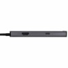 Unitek USB-C / USB-A Docking Station με 4K PD Ethernet Γκρι (H1112F)