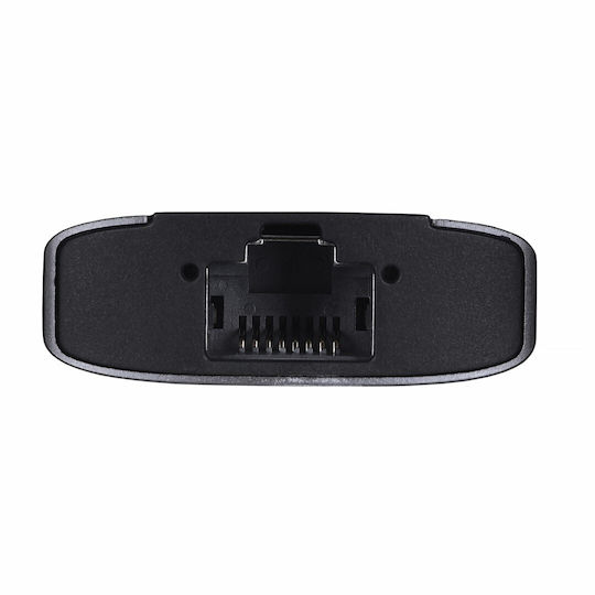 Unitek USB-C / USB-A Docking Station με 4K PD Ethernet Γκρι (H1112F)
