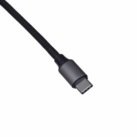 Unitek USB-C / USB-A Docking Station με 4K PD Ethernet Γκρι (H1112F)