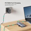 Unitek USB-C Docking Station με HDMI 4K PD Ethernet Γκρι (D1120A01)