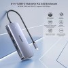 Unitek USB-C Docking Station με HDMI 4K PD Ethernet Γκρι (D1120A01)