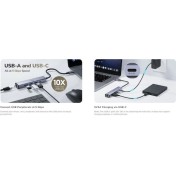 Cudy Hub 5 Θυρών USB 3.0 με σύνδεση USB-C Γκρι