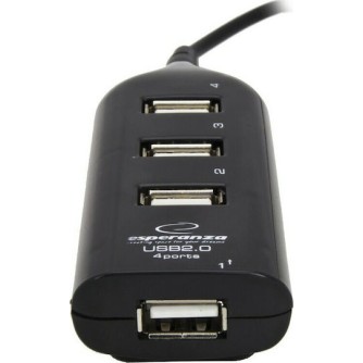 Esperanza EA116 Hub 4 Θυρών USB 2.0 με σύνδεση USB-A
