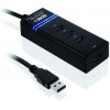 iBox Hub 4 Θυρών USB 2.0 με σύνδεση USB-A