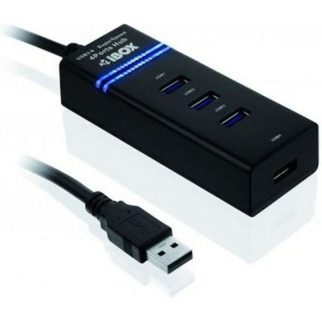 iBox Hub 4 Θυρών USB 2.0 με σύνδεση USB-A