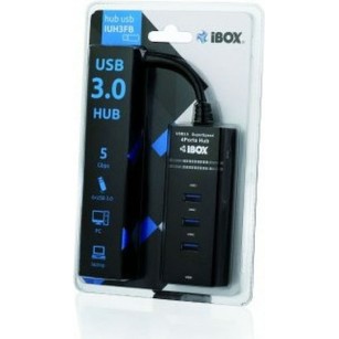 iBox Hub 4 Θυρών USB 2.0 με σύνδεση USB-A
