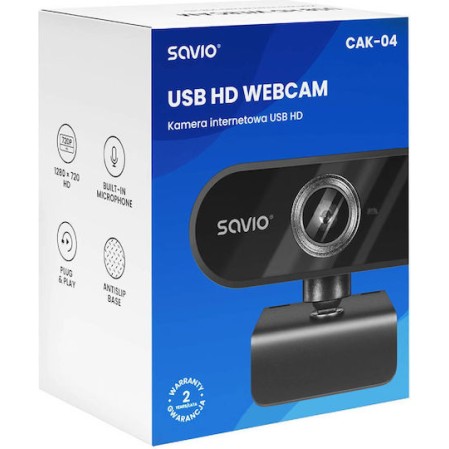 Savio CAK-04 Web Camera HD 720p