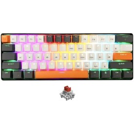 Media-Tech Gaming Μηχανικό Πληκτρολόγιο 60% με Cherry MX Red διακόπτες και RGB φωτισμό (Αγγλικό US)