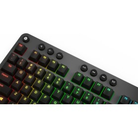 Lenovo Legion K500 Gaming Μηχανικό Πληκτρολόγιο με Outemu Red διακόπτες και RGB φωτισμό (Αγγλικό US) Γκρι