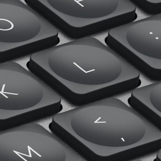 Logitech MX Keys Mini Ασύρματο Bluetooth Πληκτρολόγιο International English Γκρι