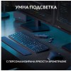 Logitech MX Keys S Ασύρματο Bluetooth Πληκτρολόγιο International English Graphite με Στήριγμα Καρπού