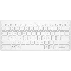 HP 350 Ασύρματο Bluetooth Πληκτρολόγιο Αγγλικό US Λευκό
