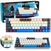 Media-Tech Red Core MX60 Gaming Μηχανικό Πληκτρολόγιο 60% με Cherry MX Red διακόπτες και RGB φωτισμό (International English) Blue/Graphite