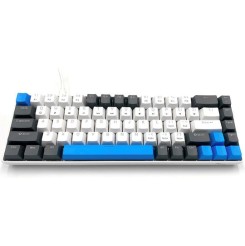 Media-Tech Red Core MX60 Gaming Μηχανικό Πληκτρολόγιο 60% με Cherry MX Red διακόπτες και RGB φωτισμό (International English) Blue/Graphite