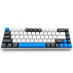 Media-Tech Red Core MX60 Gaming Μηχανικό Πληκτρολόγιο 60% με Cherry MX Red διακόπτες και RGB φωτισμό (International English) Blue/Graphite