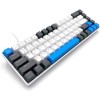 Media-Tech Red Core MX60 Gaming Μηχανικό Πληκτρολόγιο 60% με Cherry MX Red διακόπτες και RGB φωτισμό (International English) Blue/Graphite
