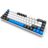 Media-Tech Red Core MX60 Gaming Μηχανικό Πληκτρολόγιο 60% με Cherry MX Red διακόπτες και RGB φωτισμό (International English) Blue/Graphite
