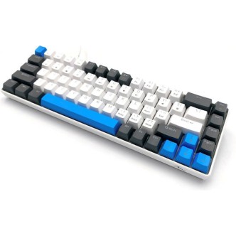 Media-Tech Red Core MX60 Gaming Μηχανικό Πληκτρολόγιο 60% με Cherry MX Red διακόπτες και RGB φωτισμό (International English) Blue/Graphite