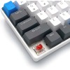 Media-Tech Red Core MX60 Gaming Μηχανικό Πληκτρολόγιο 60% με Cherry MX Red διακόπτες και RGB φωτισμό (International English) Blue/Graphite