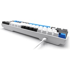 Media-Tech Red Core MX60 Gaming Μηχανικό Πληκτρολόγιο 60% με Cherry MX Red διακόπτες και RGB φωτισμό (International English) Blue/Graphite