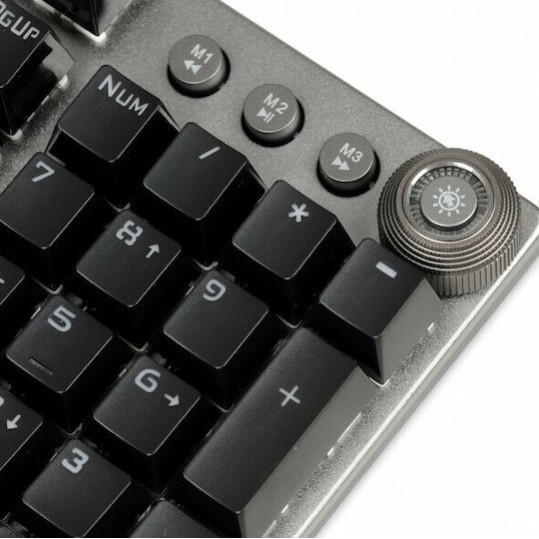 iBox Aurora K-4 Gaming Μηχανικό Πληκτρολόγιο με KRGD Red διακόπτες και RGB φωτισμό (Αγγλικό US)