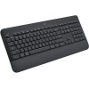 Logitech Signature K650 Ασύρματο Bluetooth Πληκτρολόγιο Αγγλικό US Graphite