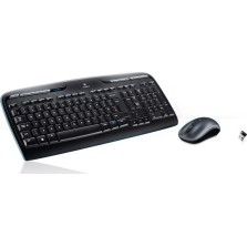 Logitech Wireless Combo MK330 Σετ Πληκτρολόγιο & Ποντίκι Αγγλικό US
