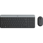 Logitech MK470 Ασύρματο Σετ Πληκτρολόγιο & Ποντίκι Αγγλικό US Γκρι