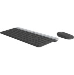 Logitech MK470 Ασύρματο Σετ Πληκτρολόγιο & Ποντίκι Αγγλικό US Γκρι